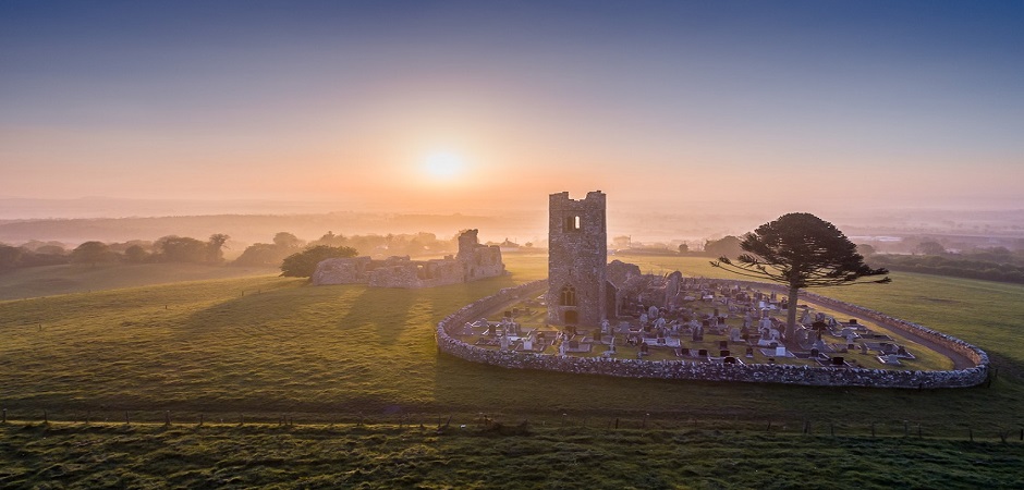 Hill of Slane by Copter View Ireland 