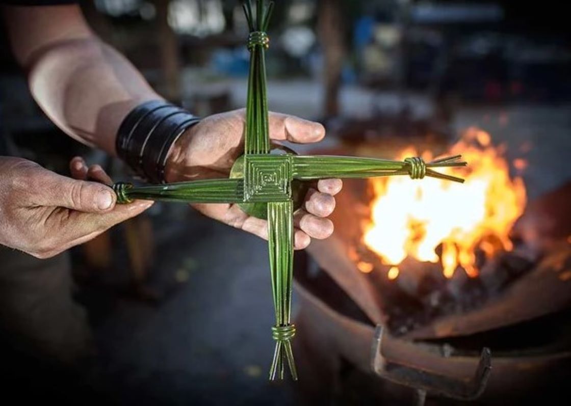 Handmade St. Bridget's Cross by An Gobha - Tom King