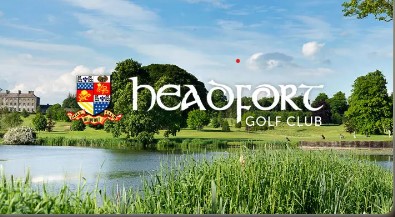 Headfort Golf Club scenery with lake 