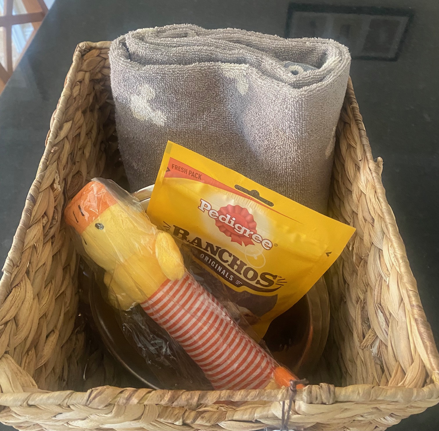 Decoy Doggie Welcome Basket