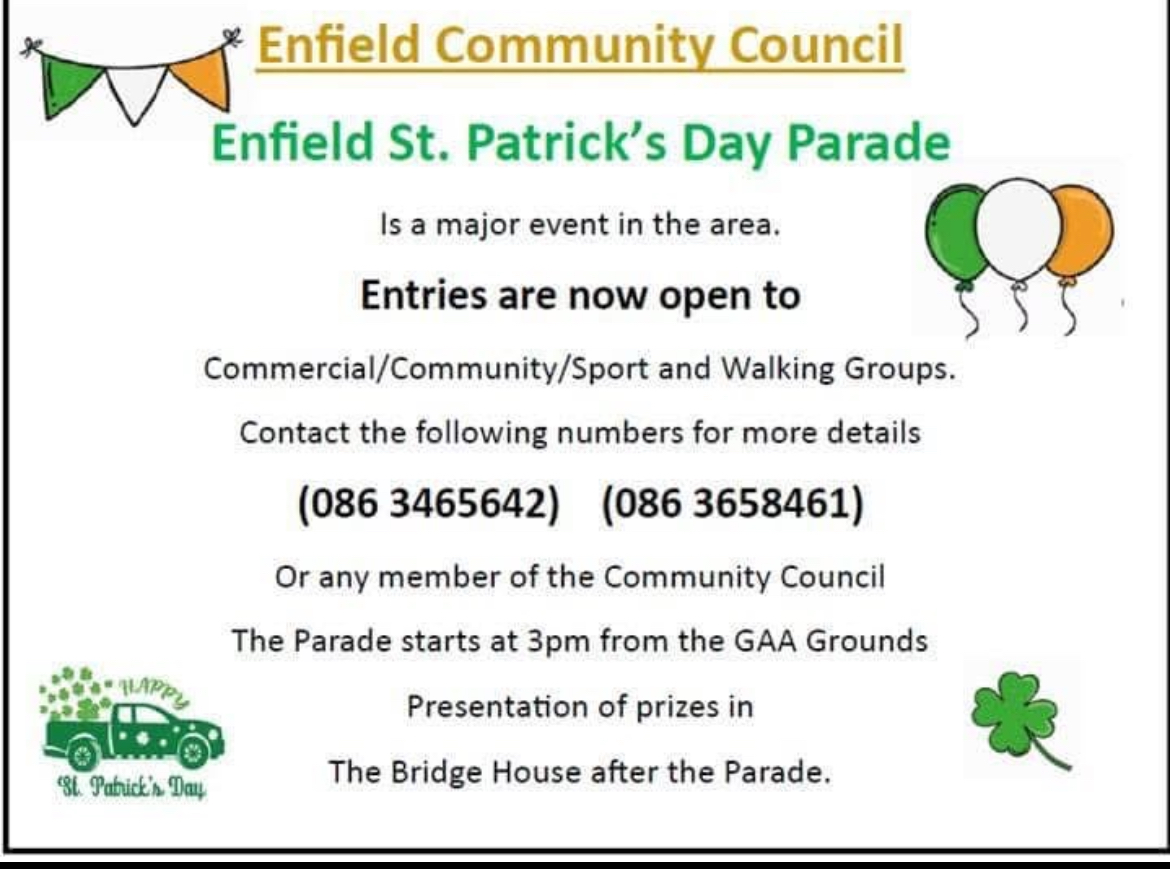 Enfield St Patricks Day Parade