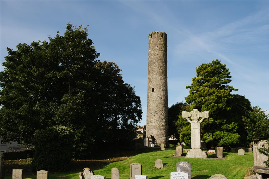 Kells round tower and High Cross