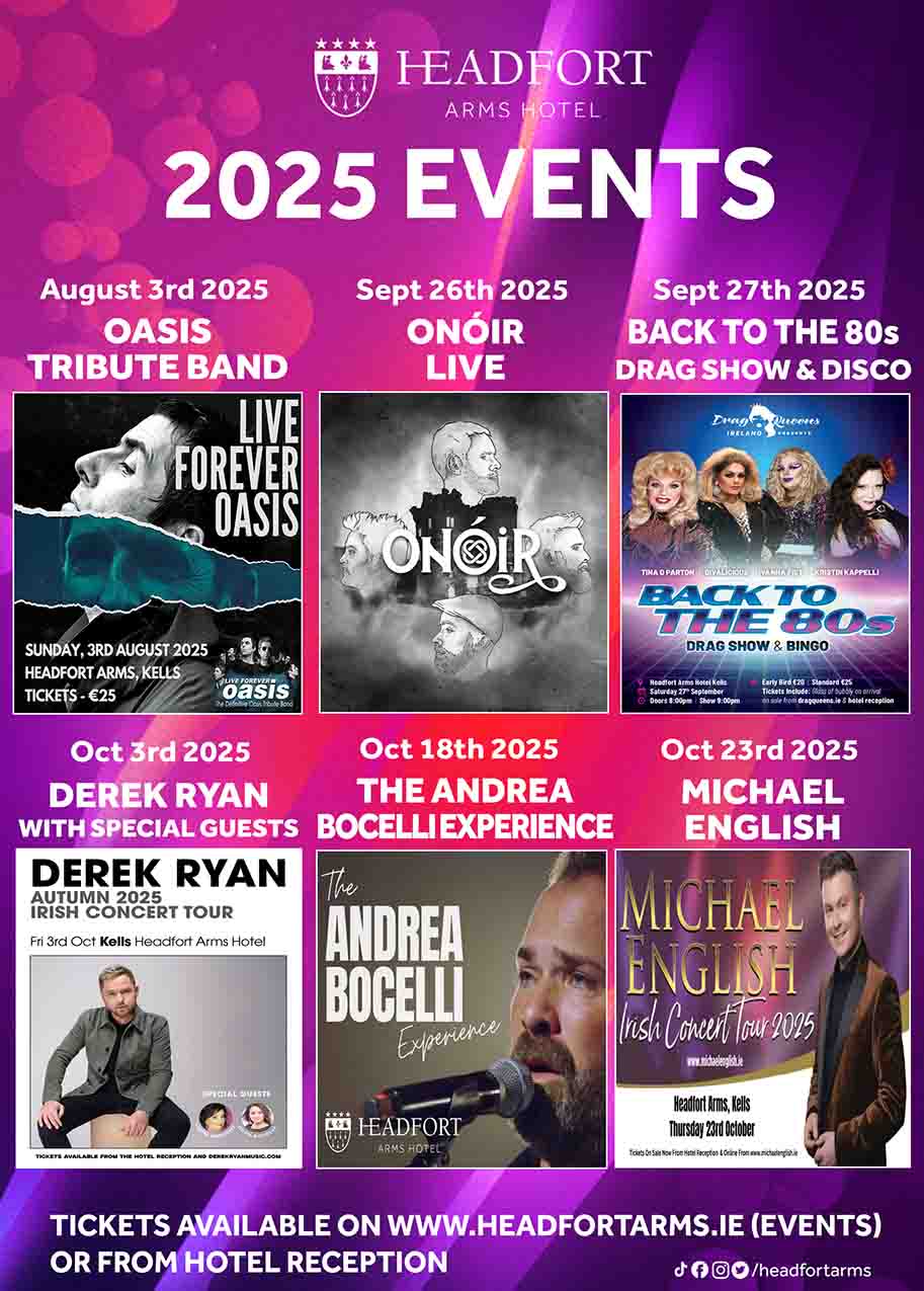 Headfort Arms Hotel 2025